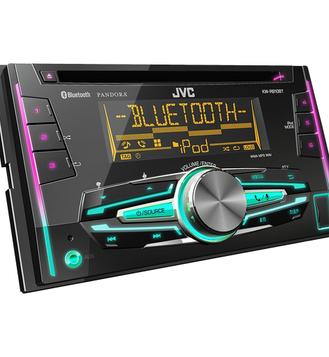 Jvc Kw R910bt Car Audio 2din Cd Stereo W Bluetooth Ipod Iphone Android Control